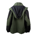 Dual Tone Windproof Jacket with Removable Hood