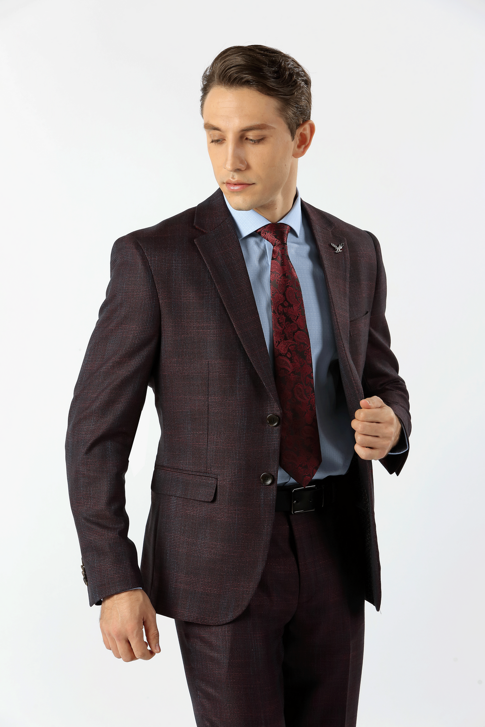Harper Textured Check Jacket SHIRAZ