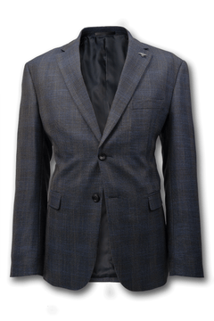 Harper Textured Check Jacket NAVY