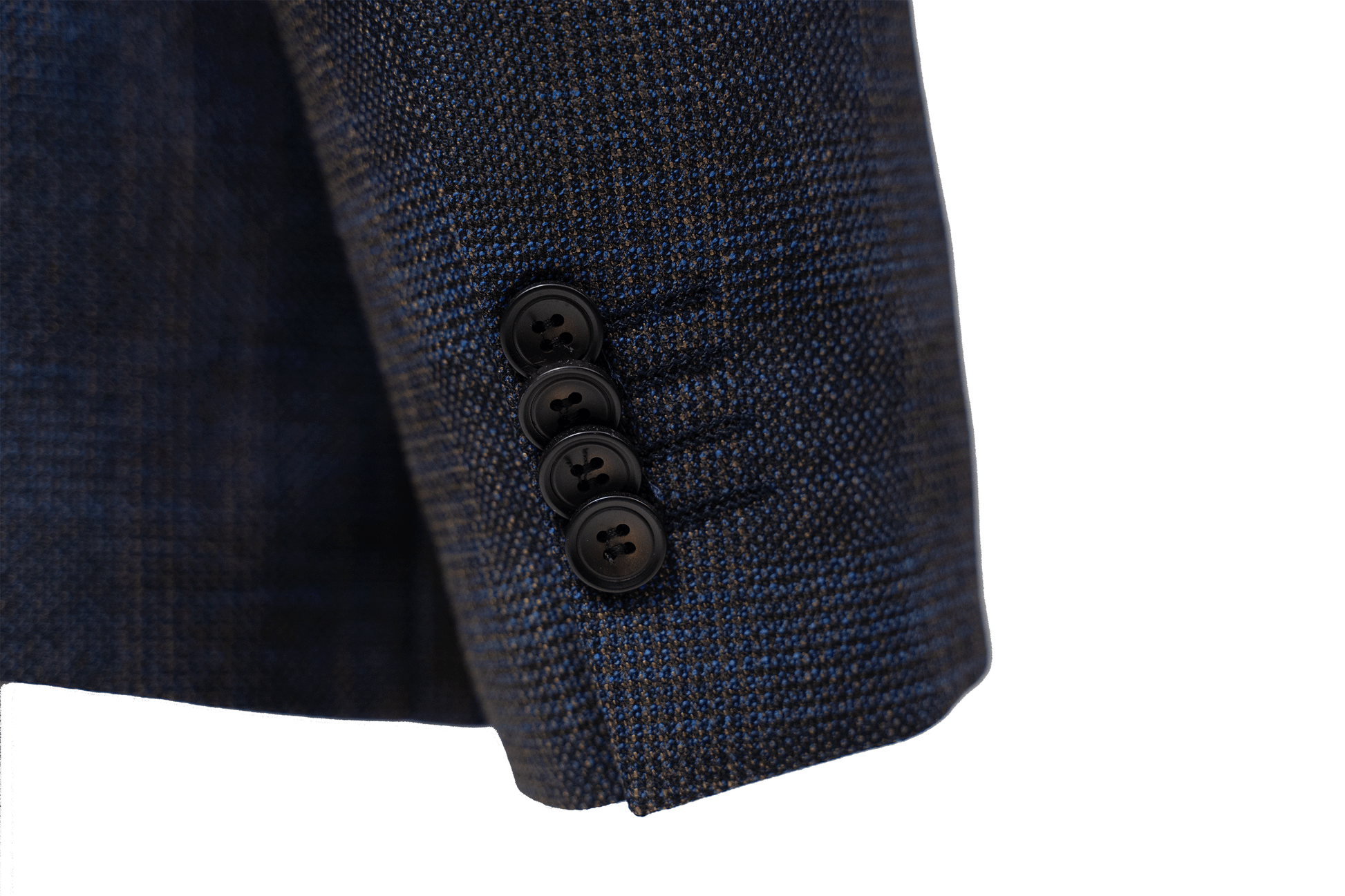 Harper Men's Textured Check Suit Navy