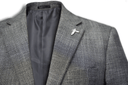 Harper Textured Check Jacket STEEL