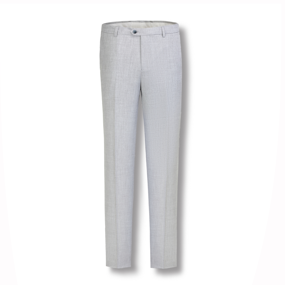 Stallone Plain Weave Stretch Boys Trousers CLOUD