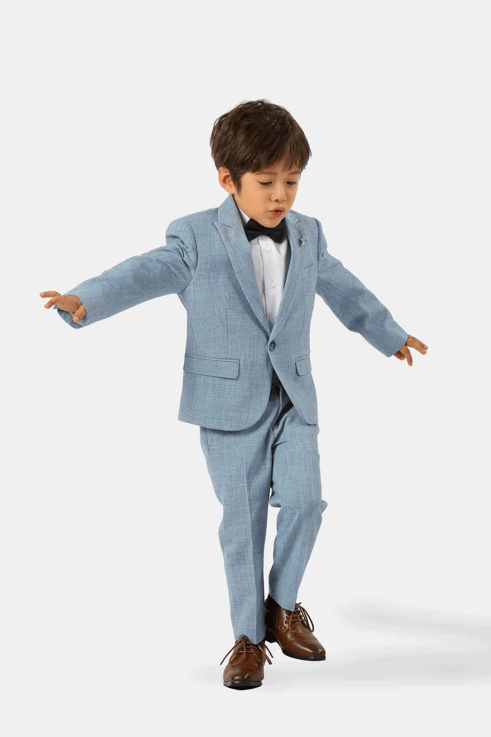 Stallone Plain Weave Stretch Boys Jacket SKY