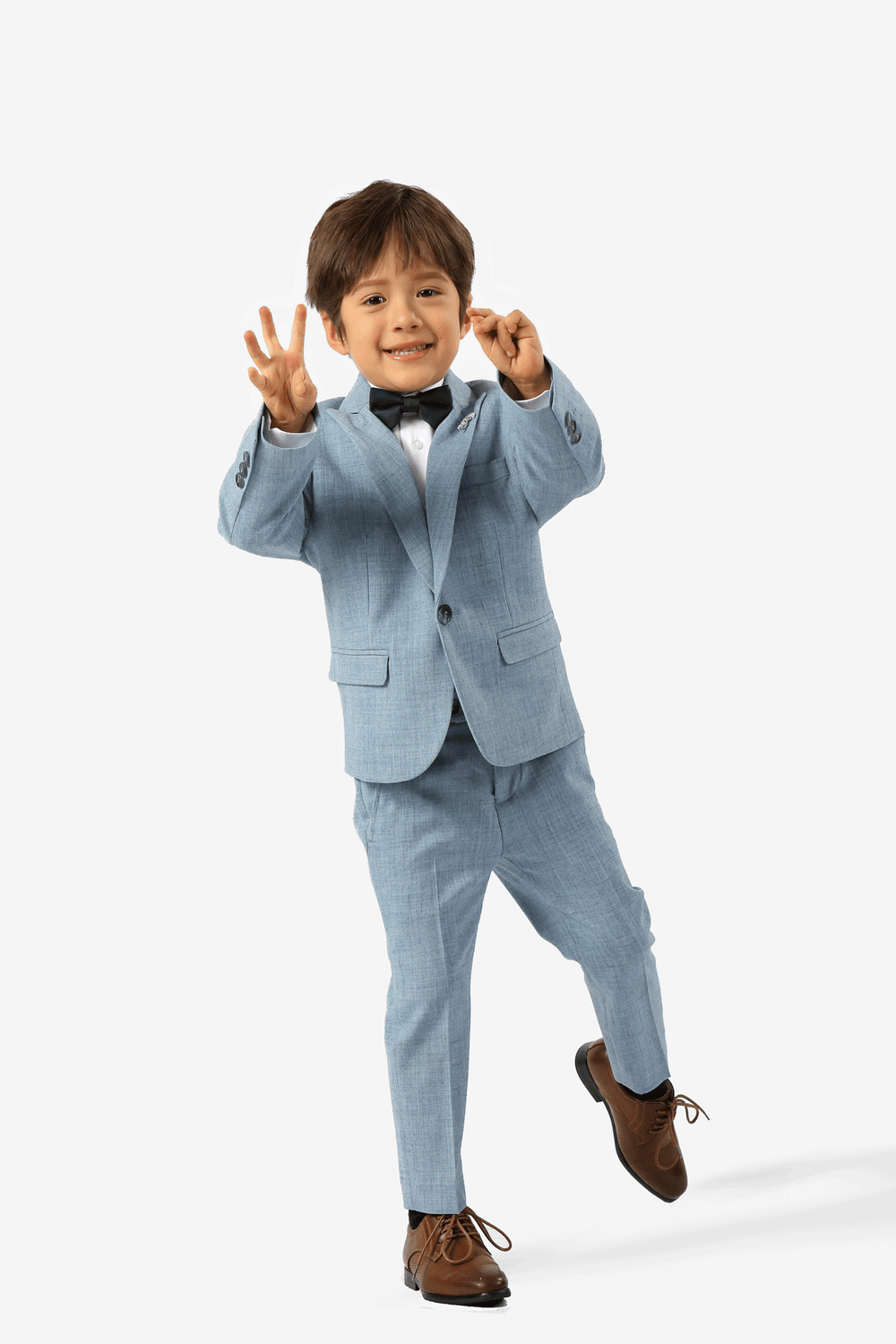 Stallone Plain Weave Stretch Boys Jacket SKY