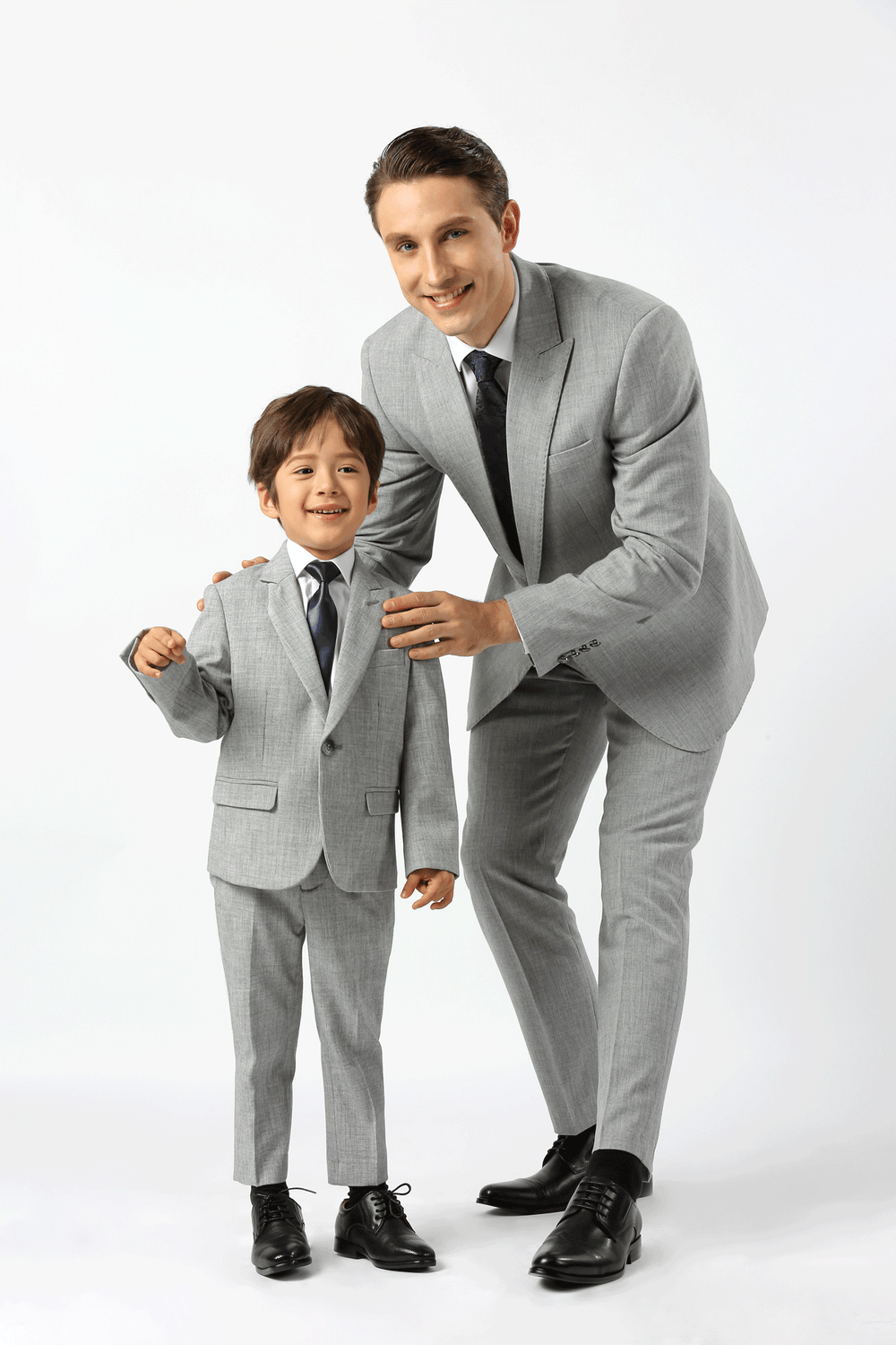 Stallone Plain Weave Stretch Boys Jacket SILVER