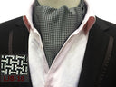 Men's Cravat WEAVEN SILVER/BLACK