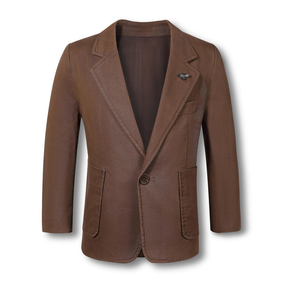 1609 Boys Jacket BROWN（15）
