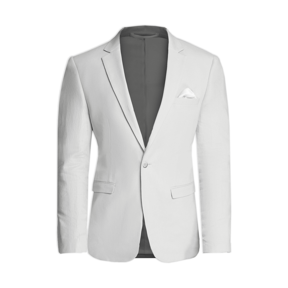Orlando Linen Blend Jacket Ivory