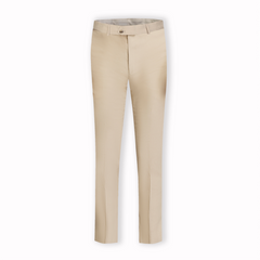 Orlando Linen Blend Flatfront Trousers BEIGE