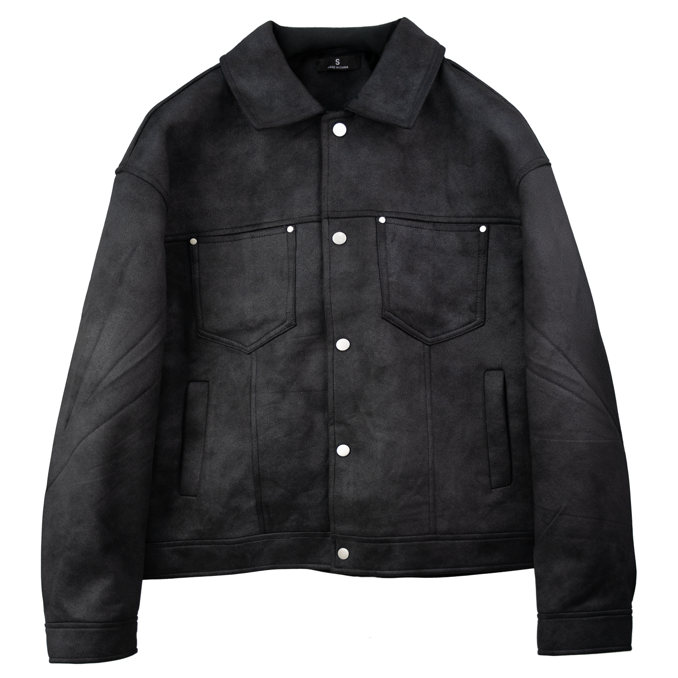 Relaxed Button Style Jacket – Reuben F Scarf