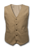 Houston Hopsack Weave Stretch Vest CAMEL