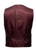 Houston Hopsack Weave Stretch Vest BURGUNDY