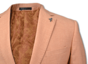 Matteo Notch Lapel Wool Blend With Stretch Jacket 6 Tangerine