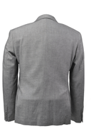 Matteo Notch Lapel Wool Blend With Stretch Jacket 12 Pewter