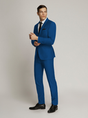 Harry Super Fine Twill Plain Jacket French Blue