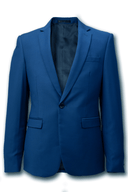 Harry Super Fine Twill Plain Jacket French Blue