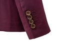 Harry Super Fine Twill Plain Jacket Maroon