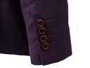 Harry Super Fine Twill Plain Jacket Purple
