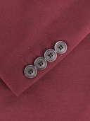 Isaac Stretch Jersey Slim Boys Sports Jacket BURGUNDY