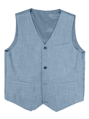 Stallone Plain Weave Stretch Vest SKY