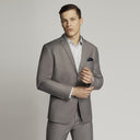 James Fine Twill Plain Jacket Grey