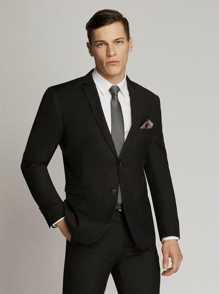 James Fine Twill Plain Jacket Black