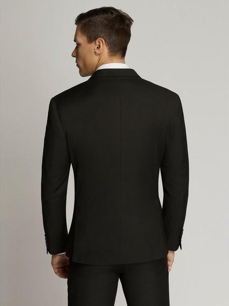 James Fine Twill Plain Jacket Black