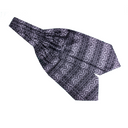 Men's Cravat SILVER/BLACK PATTERN