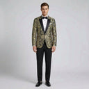Dallas Brocade Jacket Gold/Black