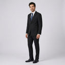 Greyson Fine Twill Jacket Black | Same as first image, but have the model standing side on or at an angle towards the camera.