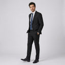 Greyson Fine Twill Jacket Black | Same again, but the model is now standing in a different pose.