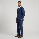 Greyson Fine Twill Jacket Navy | Same as first image, but have the model standing side on or at an alternative angle towards the camera.