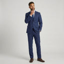 Greyson Fine Twill Jacket Navy | Same again, but the model is now standing in a completely different pose.