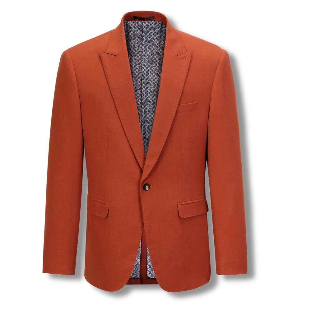 Stallone Plain Weave Stretch Jacket Spice