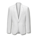 Stallone Plain Weave Stretch Suit White