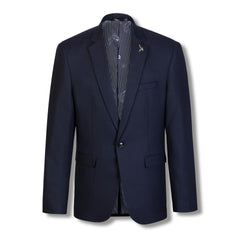Houston Hopsack Weave Stretch Jacket Navy