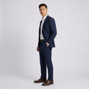 Isaac Stretch Jersey Sports Jacket - Indigo | Same as first image, but have the model standing side on or at an alternative angle towards the camera.