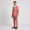 Isaac Stretch Jersey Sports Jacket - Paprika | Same as first image, but have the model standing side on or at an alternative angle towards the camera.