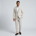 Jackson 1 Button Jacket - Beige 