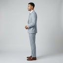 Jackson 1 Button Jacket - Sky | Same as first image, but have the model standing side on or at an alternative angle towards the camera.