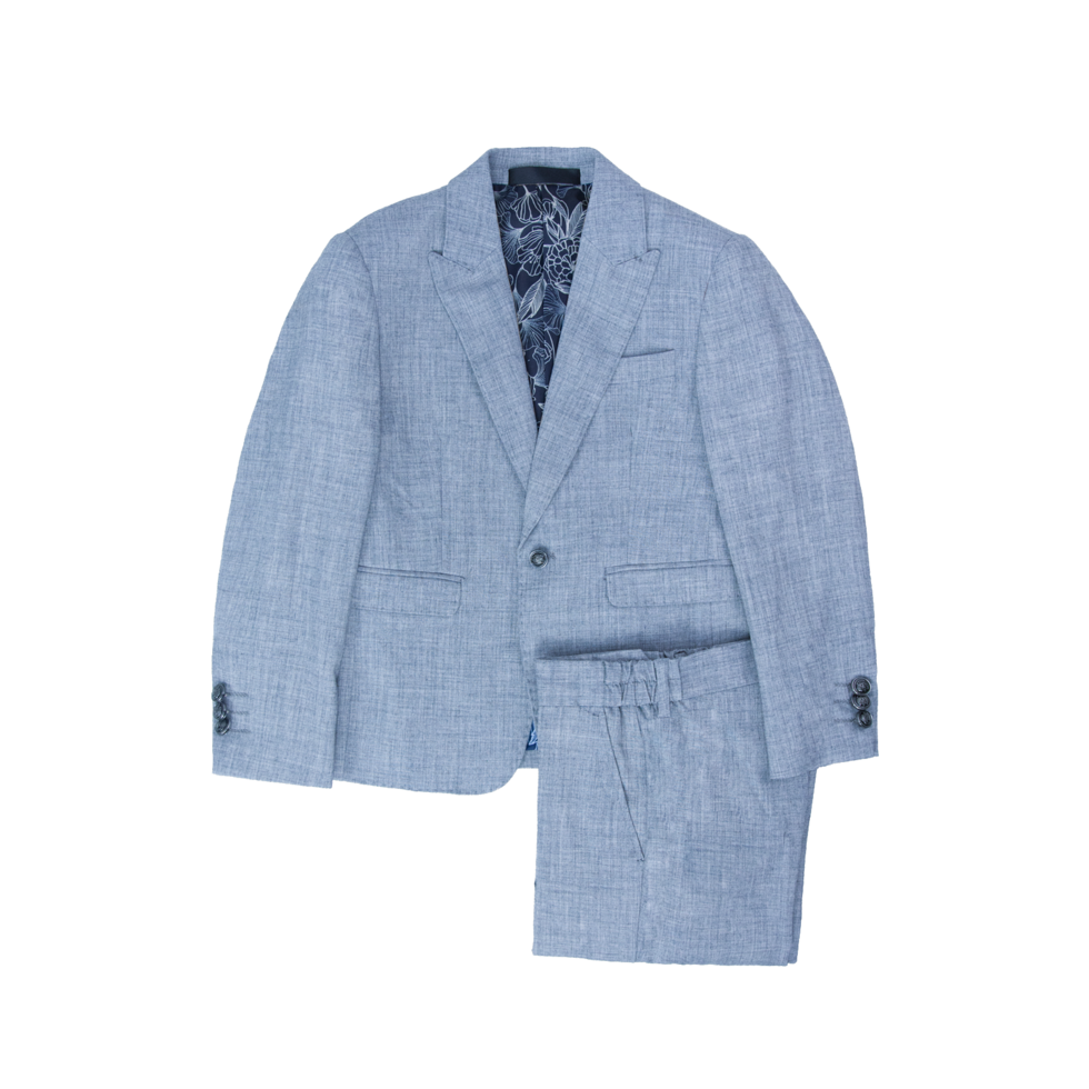 Stallone Plain Weave Stretch Boys Jacket SKY