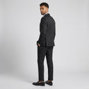 Leonardo Brocade Dinner Jacket Black | Same as first image, but have the model standing side on or at an alternative angle towards the camera.