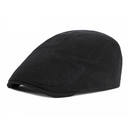 Plain Flat Cap Plain black