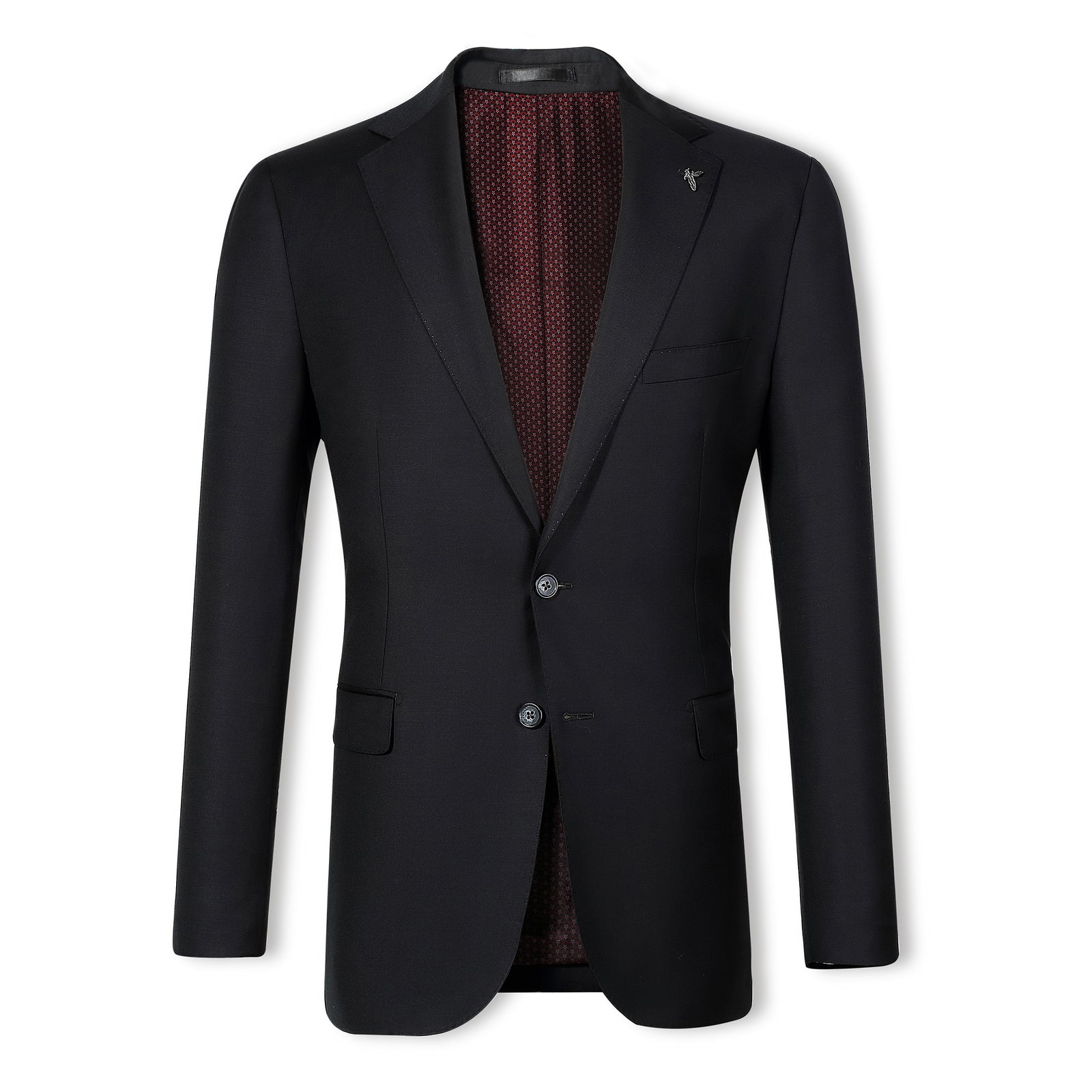 Oscar Pure Wool Suit Black