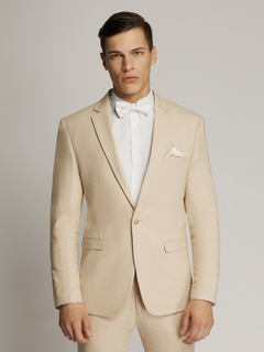 Orlando Linen Blend Jacket Beige