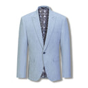 Stallone Plain Weave Stretch Suit Sky