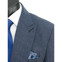 Stallone Plain Weave Stretch Suit Navy