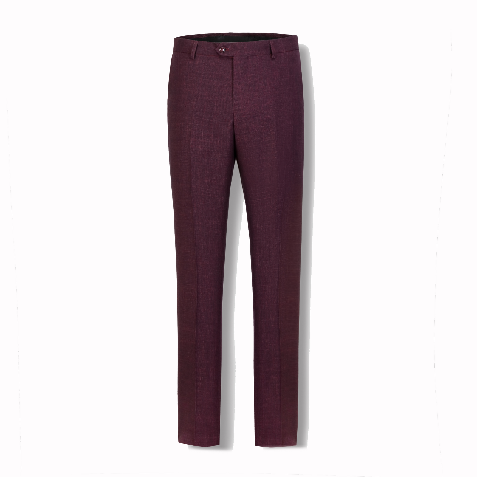 Houston Hopsack Weave Stretch Suit Burgundy