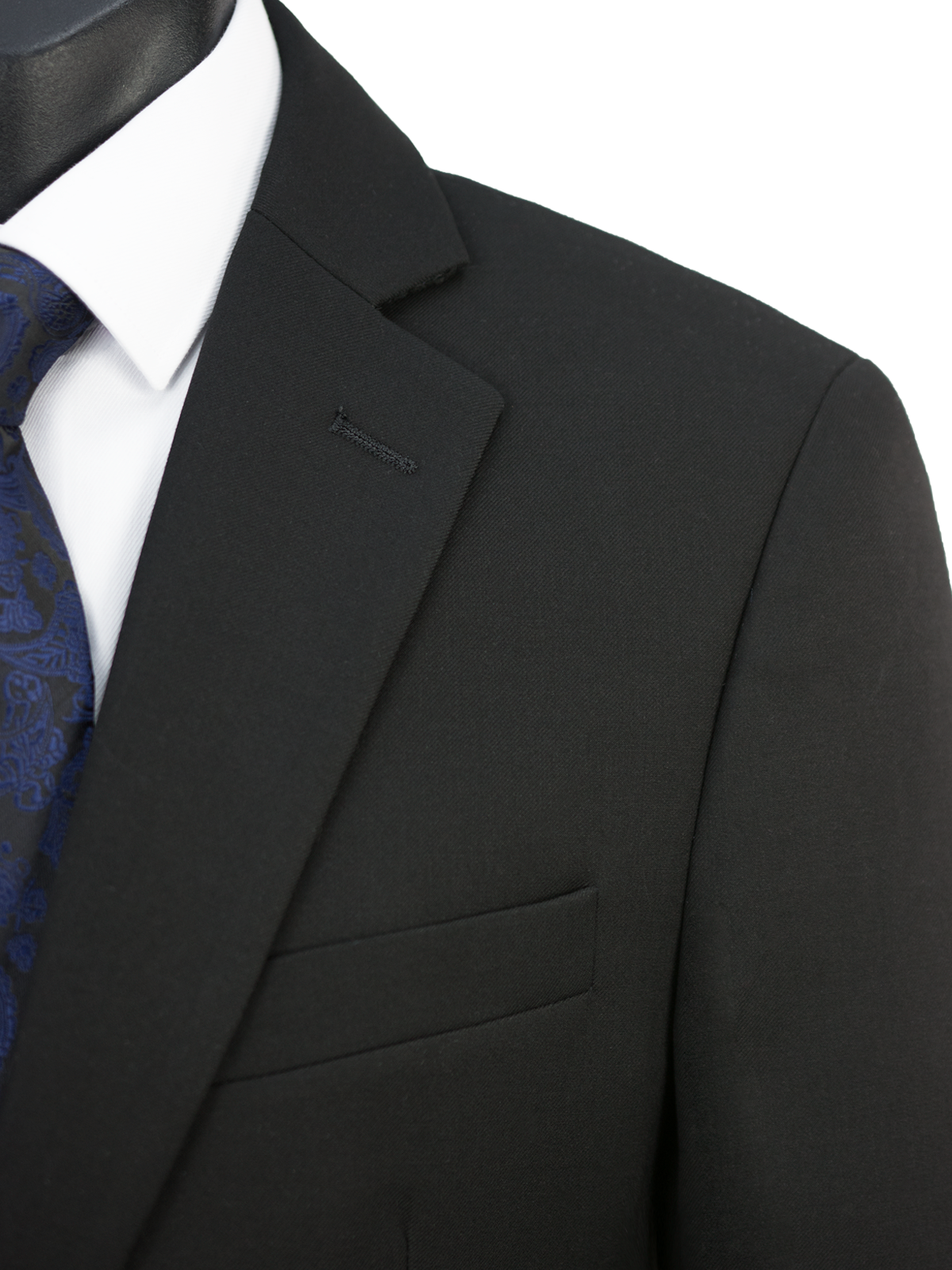 Greyson Fine Twill Suit Black