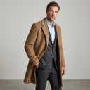 Merino Wool Overcoat - Camel | Merino Wool Overcoat - Camel  | Premium Warm Winter Coat